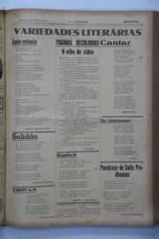 Página do jornal O Nordeste de março de 1941