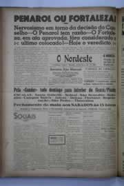Página do jornal O Nordeste de março de 1941