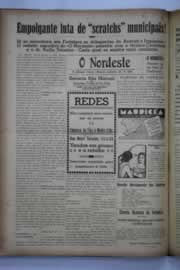 Página do jornal O Nordeste de março de 1941