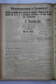 Página do jornal O Nordeste de março de 1941