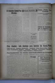 Página do jornal O Nordeste de março de 1941