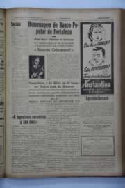 Página do jornal O Nordeste de março de 1941