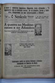 Página do jornal O Nordeste de março de 1941