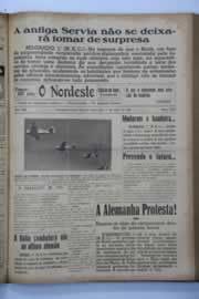 Página do jornal O Nordeste de abril de 1941