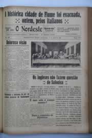 Página do jornal O Nordeste de abril de 1941