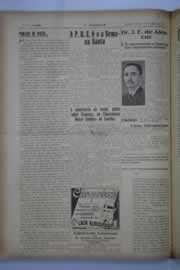 Página do jornal O Nordeste de abril de 1941