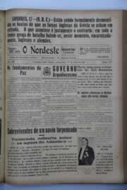 Página do jornal O Nordeste de abril de 1941