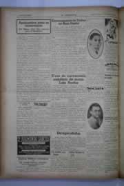 Página do jornal O Nordeste de abril de 1941