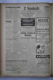 Página do jornal O Nordeste de abril de 1941