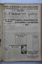 Página do jornal O Nordeste de maio de 1941