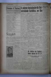 Página do jornal O Nordeste de maio de 1941
