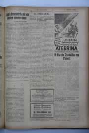 Página do jornal O Nordeste de maio de 1941