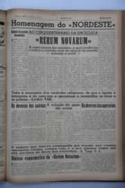 Página do jornal O Nordeste de maio de 1941