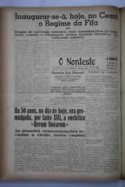 Página do jornal O Nordeste de maio de 1941