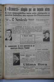 Página do jornal O Nordeste de maio de 1941