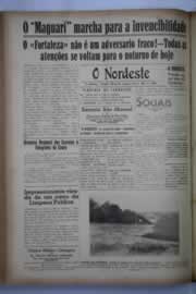 Página do jornal O Nordeste de maio de 1941
