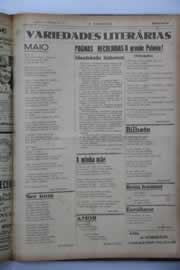 Página do jornal O Nordeste de maio de 1941