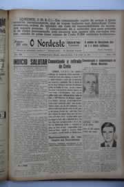 Página do jornal O Nordeste de junho de 1941
