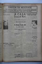 Página do jornal O Nordeste de junho de 1941