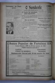 Página do jornal O Nordeste de junho de 1941