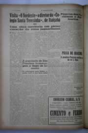 Página do jornal O Nordeste de junho de 1941