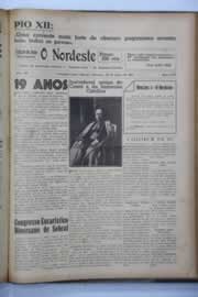 Página do jornal O Nordeste de junho de 1941