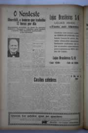 Página do jornal O Nordeste de junho de 1941