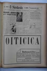 Página do jornal O Nordeste de junho de 1941