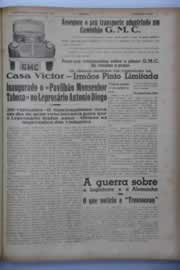 Página do jornal O Nordeste de julho de 1941