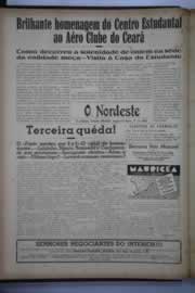 Página do jornal O Nordeste de julho de 1941