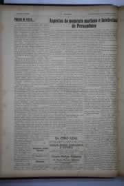 Página do jornal O Nordeste de julho de 1941
