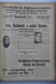 Página do jornal O Nordeste de julho de 1941