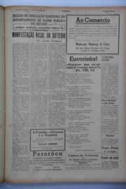 Página do jornal O Nordeste de julho de 1941
