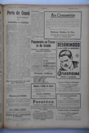 Página do jornal O Nordeste de julho de 1941
