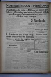 Página do jornal O Nordeste de julho de 1941