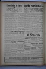 Página do jornal O Nordeste de julho de 1941