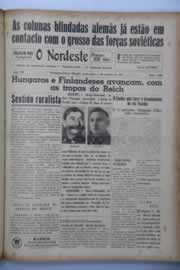 Página do jornal O Nordeste de agosto de 1941