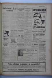 Página do jornal O Nordeste de agosto de 1941