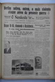 Página do jornal O Nordeste de agosto de 1941