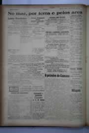Página do jornal O Nordeste de agosto de 1941
