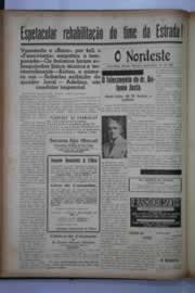 Página do jornal O Nordeste de agosto de 1941