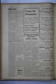 Página do jornal O Nordeste de agosto de 1941