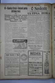 Página do jornal O Nordeste de agosto de 1941