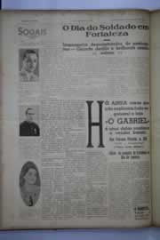 Página do jornal O Nordeste de agosto de 1941