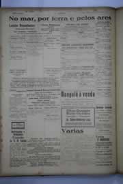 Página do jornal O Nordeste de agosto de 1941