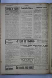 Página do jornal O Nordeste de agosto de 1941
