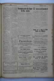 Página do jornal O Nordeste de agosto de 1941