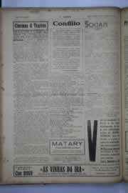Página do jornal O Nordeste de agosto de 1941