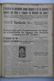 Página do jornal O Nordeste de setembro de 1941