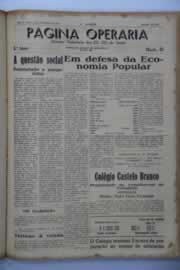 Página do jornal O Nordeste de setembro de 1941